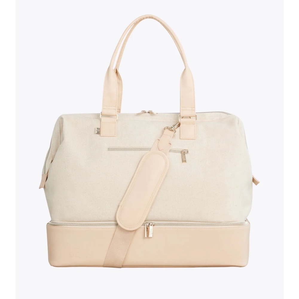 BEIS Weekender Bag in Beige